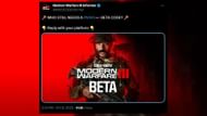 Modern Warfare 3 beta codes giveaway from other pages (Image via Twitter/@MW3CODInformer)